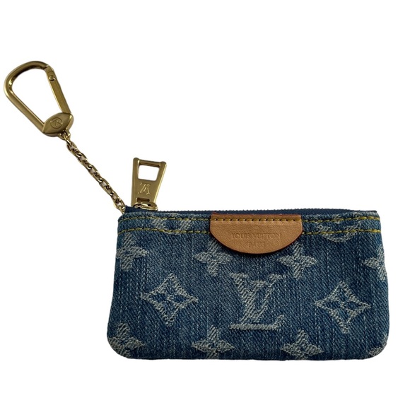 LOUIS VUITTON DENIM Key Pouch - Picture 1 of 5